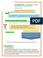 Organizamos y Representamos Datos en Una Tabla de DOBLE ENTRADA