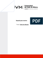 Empatía para Resolver 1 Diario de Reflexión Uvm