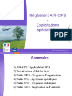 Règlement AIR-OPS - Exploitations Spécialisées