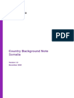 Somalia - Background Note - CPIN - v1.0 GOV - UK