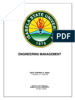 Engineering Management: Engr. Edmundo A. Obina