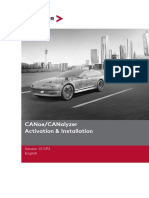 Canoe/Canalyzer Activation & Installation: Version 15 Sp3 English