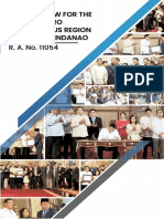 Organic Law For The Bangsamoro Autonomous Region in Muslim Mindanao (RA11054) With Index