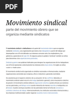 Movimiento Sindical - Wikipedia, La Enciclopedia Libre