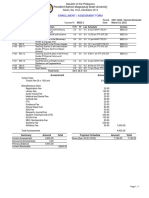 Enrollment / Assessment Form: President Ramon Magsaysay State University