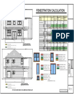 Fenestration Calculation: Front Elevation