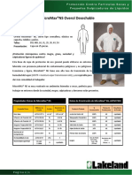 Ficha Overol CTL428 - Lakeland