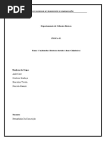 Departamento de Ciências Básicas: Instituto Superior de Transportes E Comunica ÇÕ ES