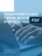 Transparent Cloud Tiering With Ibm Spectrum Scale: Proof of Concept