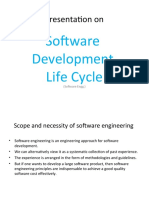 Presentation On: Software Development Life Cycle