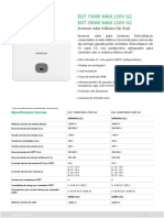 Datasheet Egt 15000 Max 220v g2 Egt 20000 Max 220v g2 PT