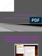 Configuracion de Impresora en Red Ubuntu