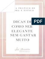 E Bookdicas de Como Ser Elegante Sem Gastar Muito