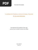 La Pratique de L'hypnose À Travers Le Temps, D'un Point de Vue Socio-Historique