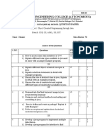 II B.Tech I Sem OOPS Final Exam (MR20) Model Paper