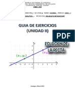 Guia Unidad III Geometria Analitica Ec Uacion de La Recta