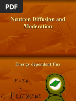 Neutron Diffusion and Moderation