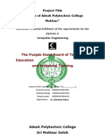 The Punjab State Board of Technical Education and Industrial Training