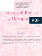 Evaluacion N4 Microsoft Project y Openproject