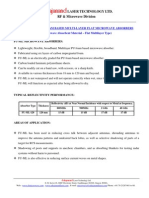 Flat Multi Layer Microwave Absorber - FU-ML