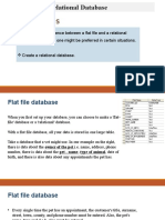 As ICT Relational Databases