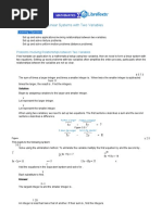 3.3: Applications of Linear Systems With Two Variables