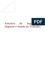 Estudos Da Segurança, Higiene e Saúde No Trabalho