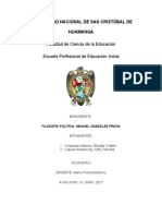 Trabajo Grupal Monografía de Manuel Gonzales Prada 12-7-21