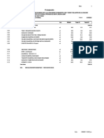 Presupuesto Alcantarillado