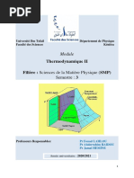 Thermodynamique 2