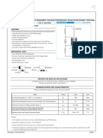 1.5ke Series: Glass Passivated Junction Transient Voltage Suppressor Peak Pulse Power 1500 Watts