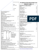 Warmaster Detailed Reference Sheet LRB v4