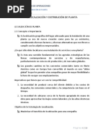 3) Localización y Distribución de Planta