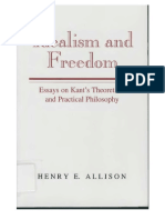 Idealism and Freedom - Essays On Kant's Theoretical and Practical Philosophy (1996) - H.E. Allison