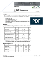 Standard Variable Output LDO Regulators