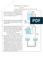 Fluid Mechanics - Assignment 2