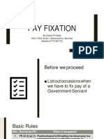 Pay Fixation