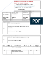 Lesson Plan: Approved by AICTE, New Delhi & Affiliated To JNTUA, Ananthapuramu, AP