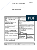 Year 6 Daily Lesson Plans Success Criteria Pupils Can 1. Read and Find at Least 3 Sentences With Similar Meanings. 2. Read and Answer at Least 3 Questions Correctly