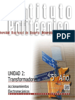 21503-19 ACCIONAMIENTOS ELECTROMECÁNICOS Transformadores