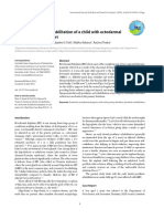 Dental Prosthetic Rehabilitation of A Child With Ectodermal Dysplasia - A Case Report