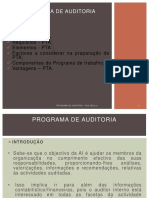 Programa de Auditoria