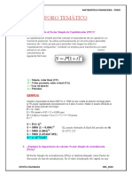 Foro Temático - Matematica Financiera