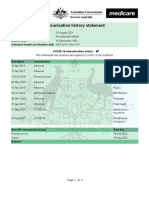 Immunisation History Statement: This Individual Has Received All Required COVID-19 Vaccinations