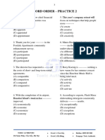 Word Order - Practice 2: Toeic Authentic 136 Xuân Thủy, Cầu Giấy, Hà Nội