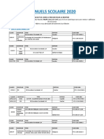 Manuels Scolaire 2020 Publication Pronote 3