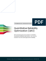 Pinnacle - Quantitative Reliability Optimization (QRO) Executive Brief