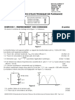 Epreuve Zéro D'electronique de Puissance Bac F3