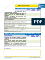 Autoevaluación Evaluación Diagnóstica Ciencia y Tecnología 2do