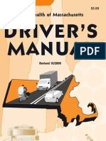 Driver'S Manual: Commonwealth of Massachusetts